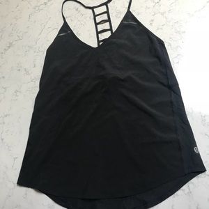 Lululemon Black ladderback tank